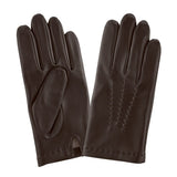 Gants cuir agneau-100% soie-22027SN Gant Glove Story Brun 7 