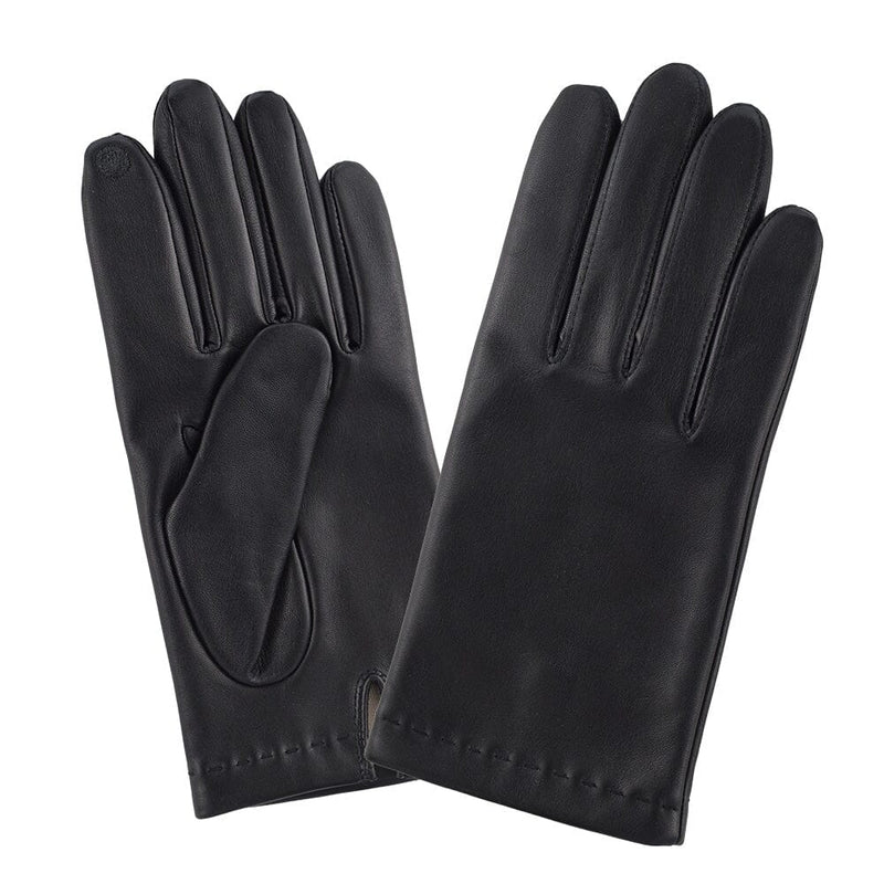 Gants cuir agneau-100% soie-22030SN Gant Glove Story Noir 7.5 