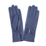 Gants cuir agneau-100% soie-53084SN Gloves & Mittens Glove Story Bleu gris 6.5 