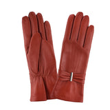Gants cuir agneau-100% soie-53084SN Gloves & Mittens Glove Story Brique 6.5 
