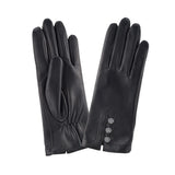 Gants cuir agneau-100% soie-53091SN Gloves & Mittens Glove Story Noir 6.5 