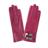 Gants cuir agneau-100% soie-53094SN Gloves & Mittens Glove Story Framboise 6.5 