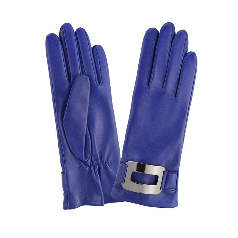 Gants cuir agneau-100% soie-53094SN Gloves & Mittens Glove Story Vip bleu 6.5 