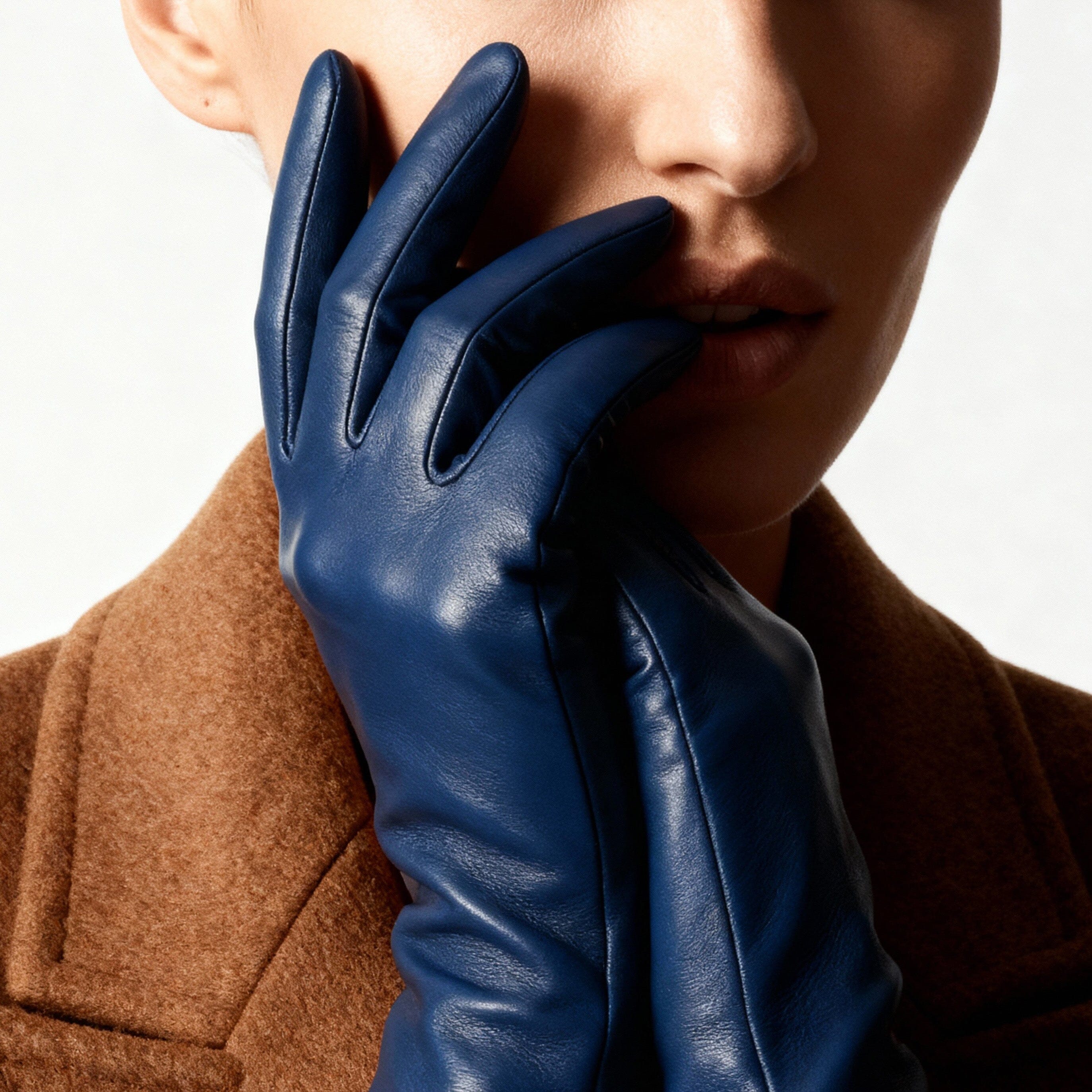 Gants cuir agneau-100% soie-Tactile-21001ST Gants cuir femme prestige Glove Story 