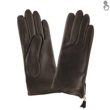 Gants cuir agneau-100% soie-Tactile-21476SN Gant Glove Story Choco 6.5 