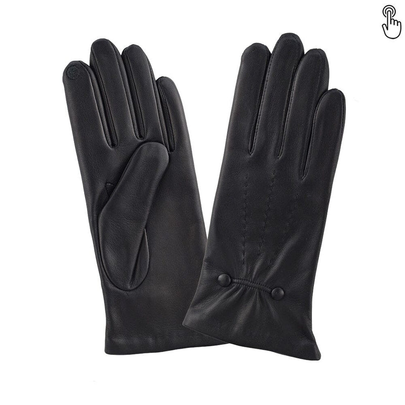 Gants cuir agneau-100% soie-Tactile-21481SN Gant Glove Story Noir 6.5 