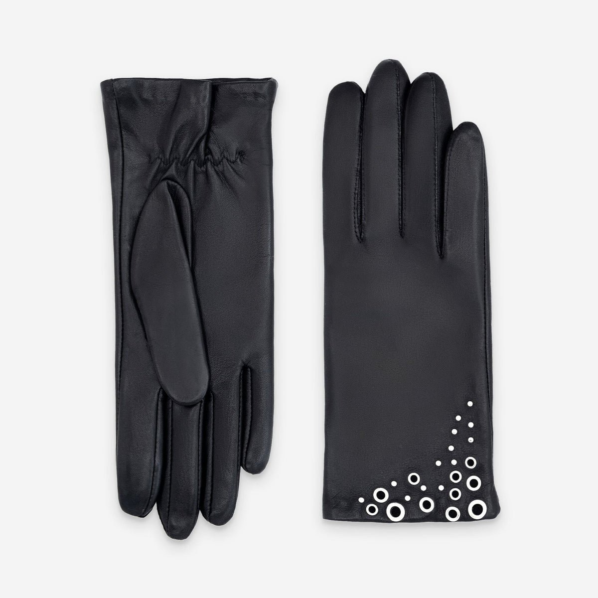 Handschuhe aus Lammleder mit 100 % Seidenfutter & Touchscreen-Funktion – 21491SN
