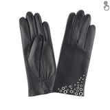 Gants cuir agneau-100% soie-Tactile-21491SN Gloves & Mittens Glove Story Noir 6.5 