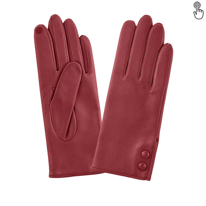 Gants cuir agneau-100% soie-Tactile-21503SN Gloves & Mittens Glove Story Sunset Red 6.5 