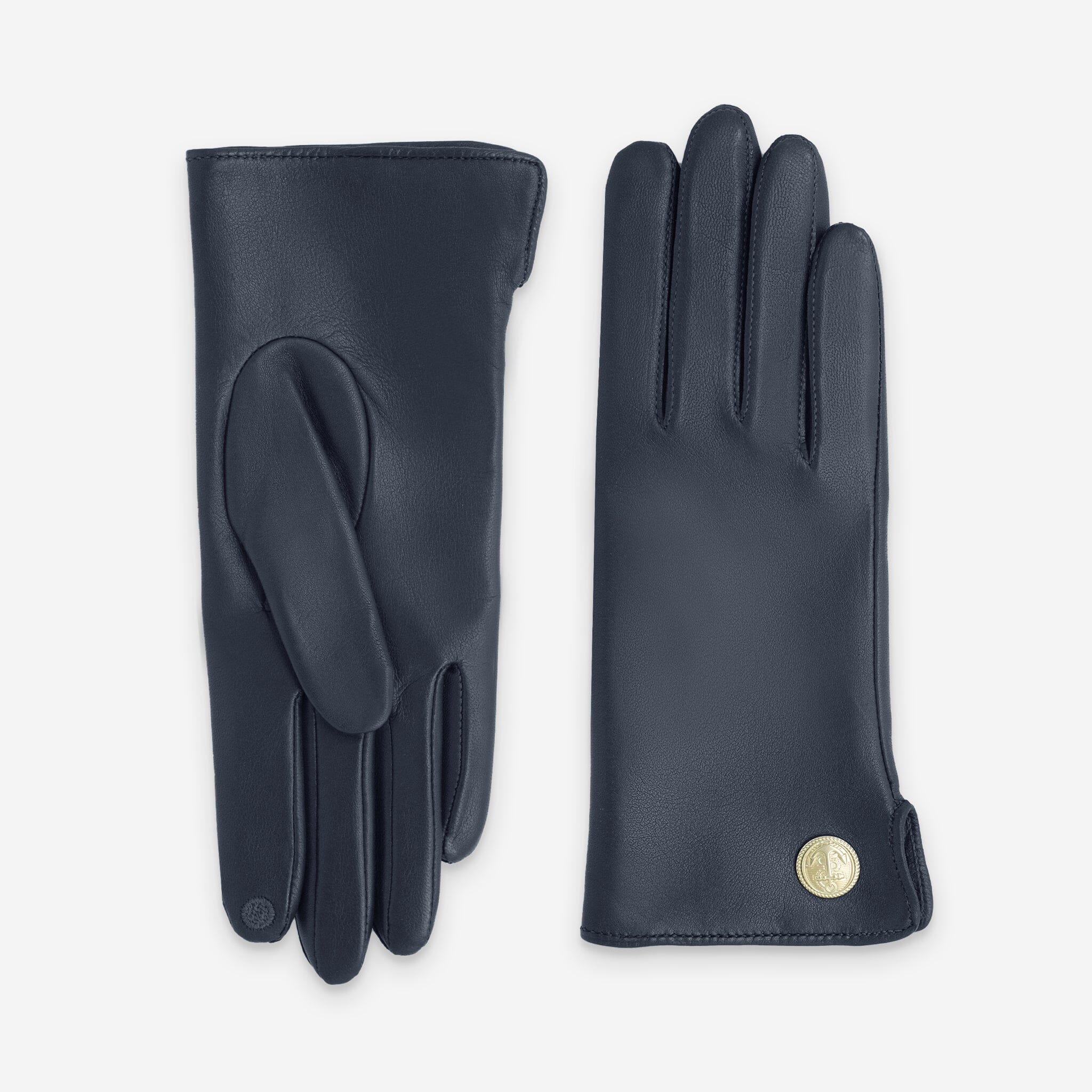 Gants cuir agneau-100% soie-Tactile-21524SN Gants cuir femme prestige Glove Story Aluminium 6.5 