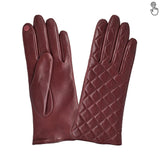 Gants cuir agneau-100% soie-Tactile-21550SN Gants Glove Story Rouge 6.5 