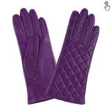 Gants cuir agneau-100% soie-Tactile-21550SN Gants Glove Story Violet 6.5 