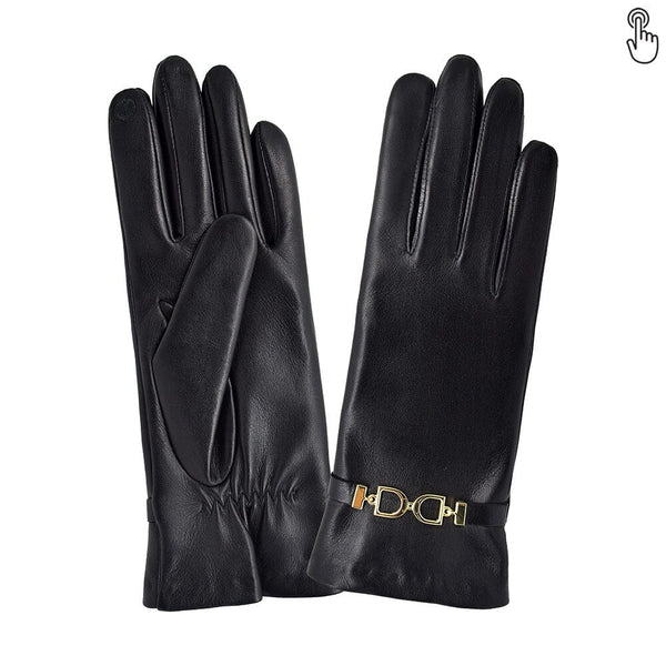 Gants cuir agneau-100% soie-Tactile-21554SN Gants Glove Story Noir 6.5 