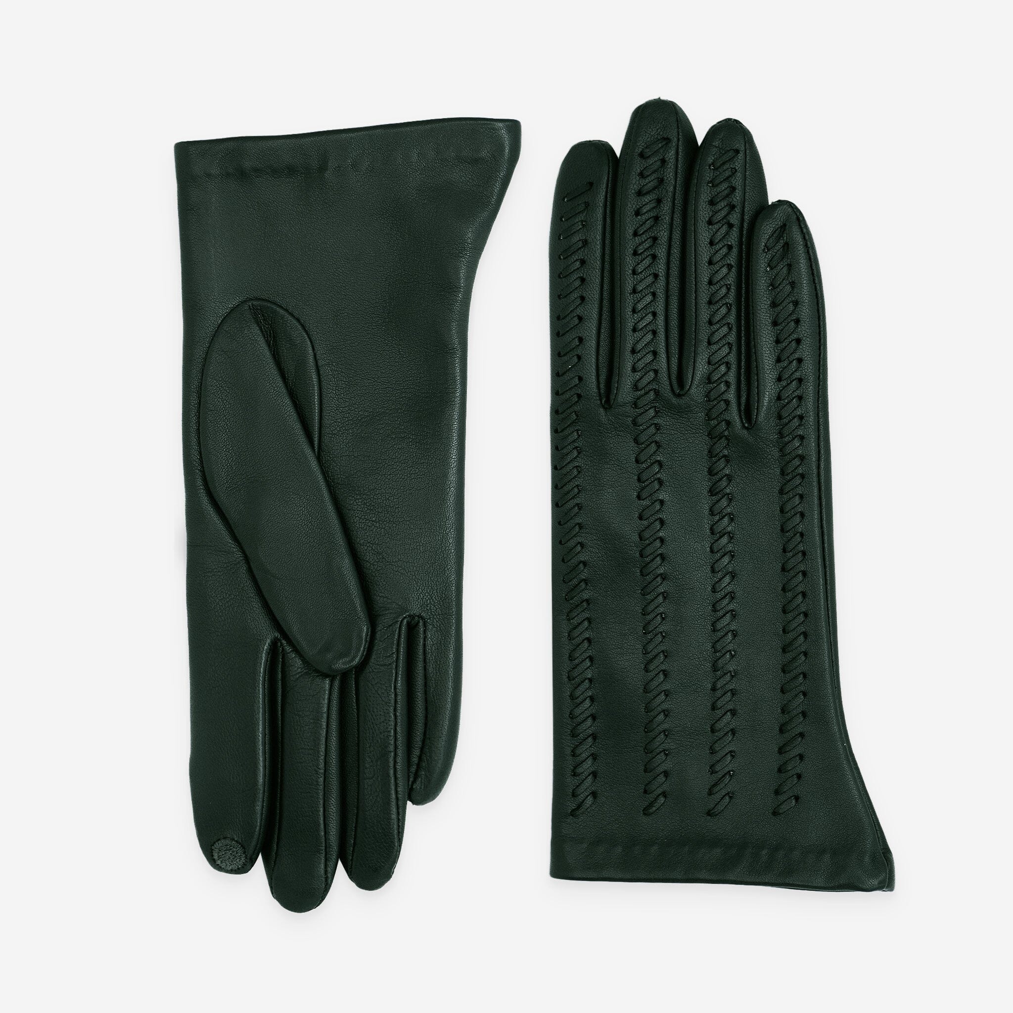 Gants cuir agneau-100% soie-Tactile-21604SN Gants cuir femme prestige Glove Story Pine 6.5 