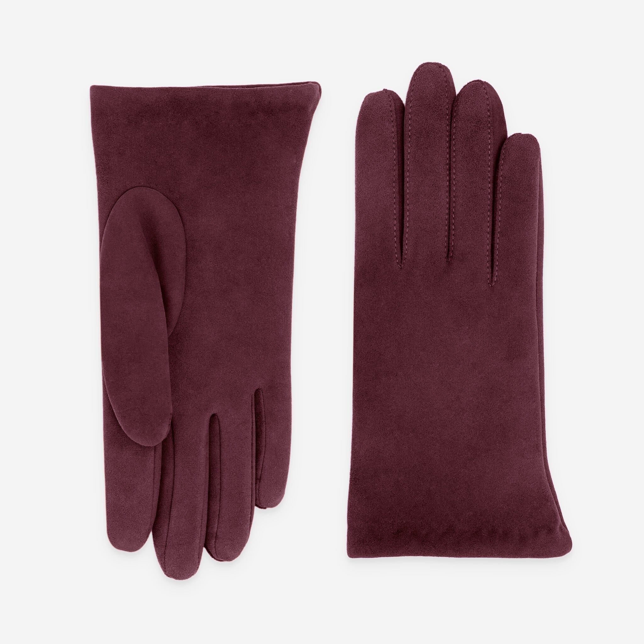 Gants cuir agneau-100%acrylique-21646TR Gants cuir femme prestige Glove Story Bordeaux 6.5 