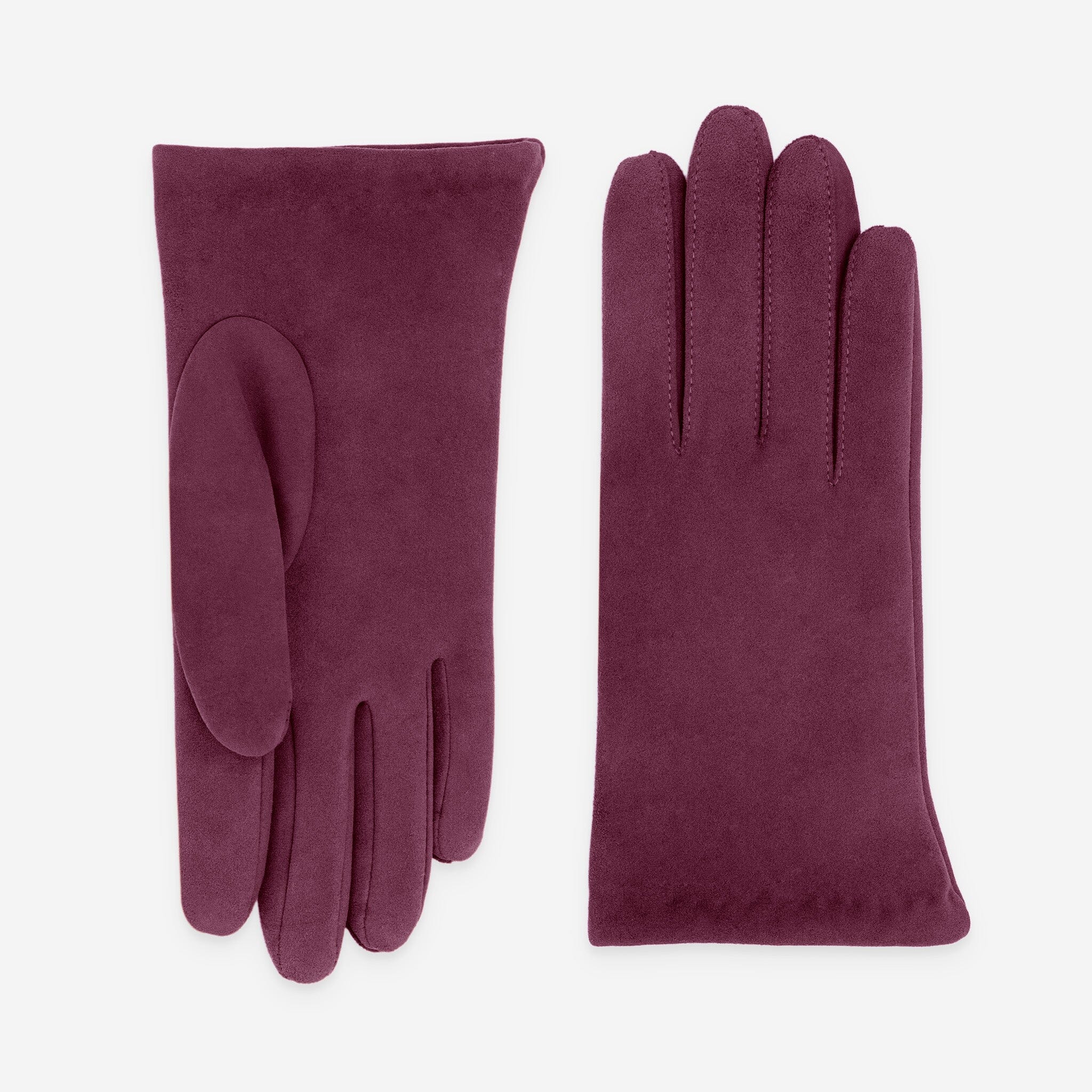 Gants cuir agneau-100%acrylique-21646TR Gants cuir femme prestige Glove Story Sunset Red 6.5 