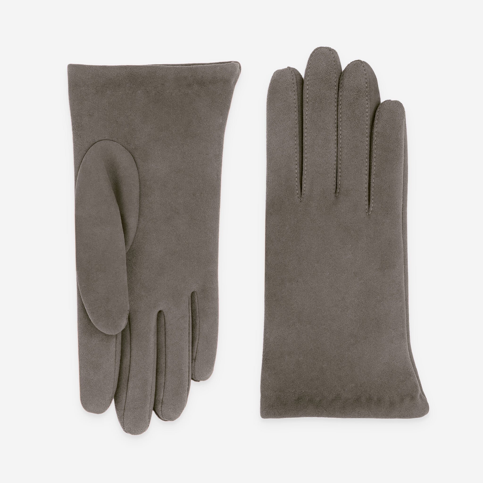 Gants cuir agneau-100%acrylique-21646TR Gants cuir femme prestige Glove Story Taupe 6.5 