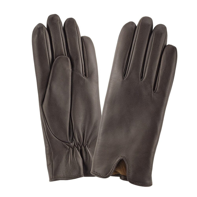 Gants cuir agneau-lapin-21391LA Gant Glove Story Choco 6.5 