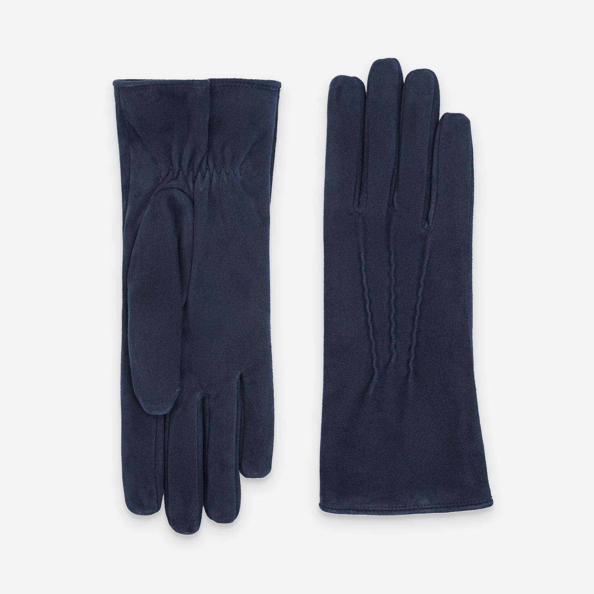 Gants cuir agneau suédé-100% polyester (boa)-71094BA Gants cuir sport femme Glove Story Deep Blue S 