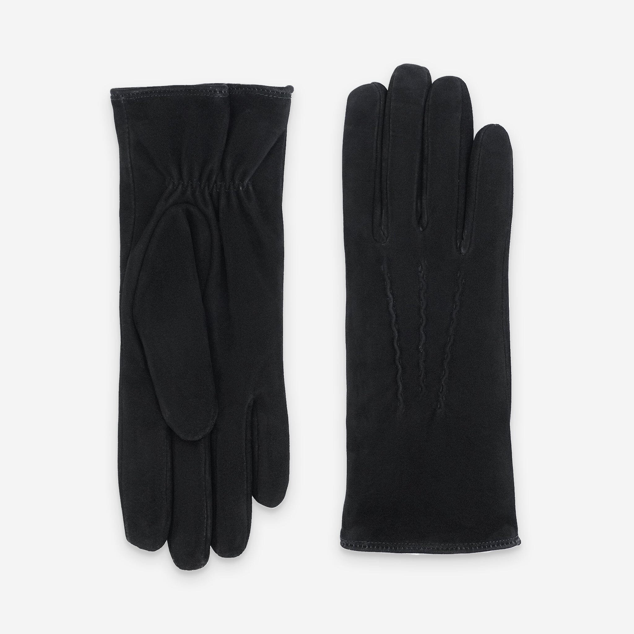 Gants cuir agneau suédé-100% polyester (boa)-71094BA Gants cuir sport femme Glove Story Noir S 