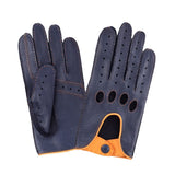 Gants cuir cerf-non doublé-conduite-22115NF Gant Glove Story Deep blue/Orange 8 