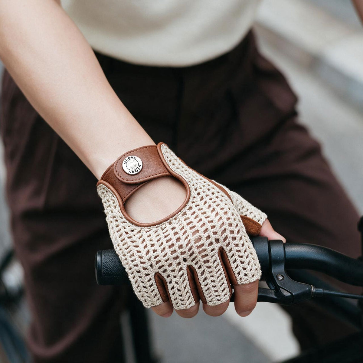 Gants cuir vélo/e-trottinette homme-60011M Gants velo Glove Story 