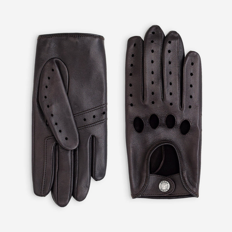 Gants De Conduite Homme Slim Fit En Cuir D'agneau - Marque Make Or Break - Neuf Avec étiquettes