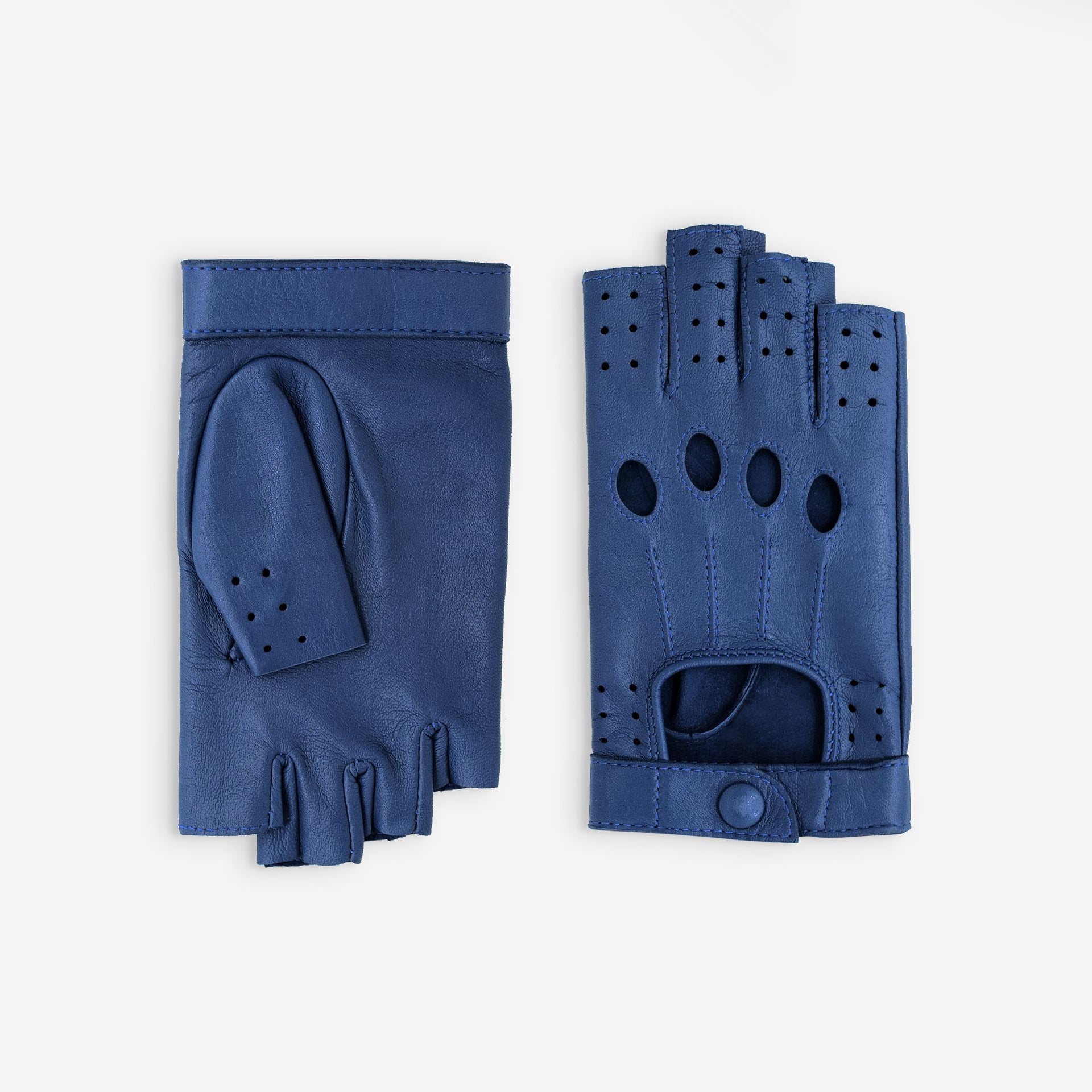 Gants de conduite, mitaines-cuir agneau-3 baguettes-21571NF