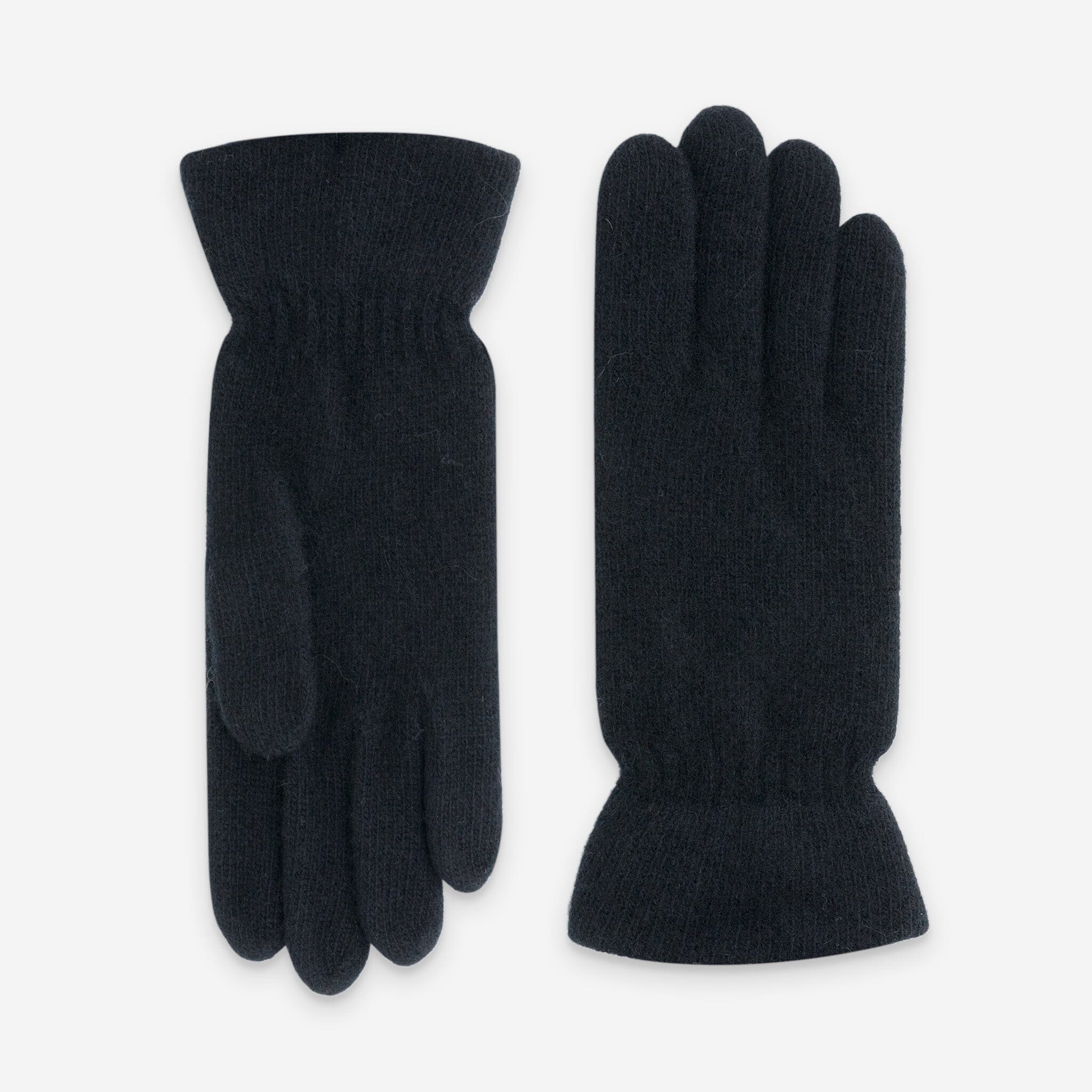 Gants femme 90% cachemire 10% laine merino-33004NF Gants laine femme Glove Story Noir TU 