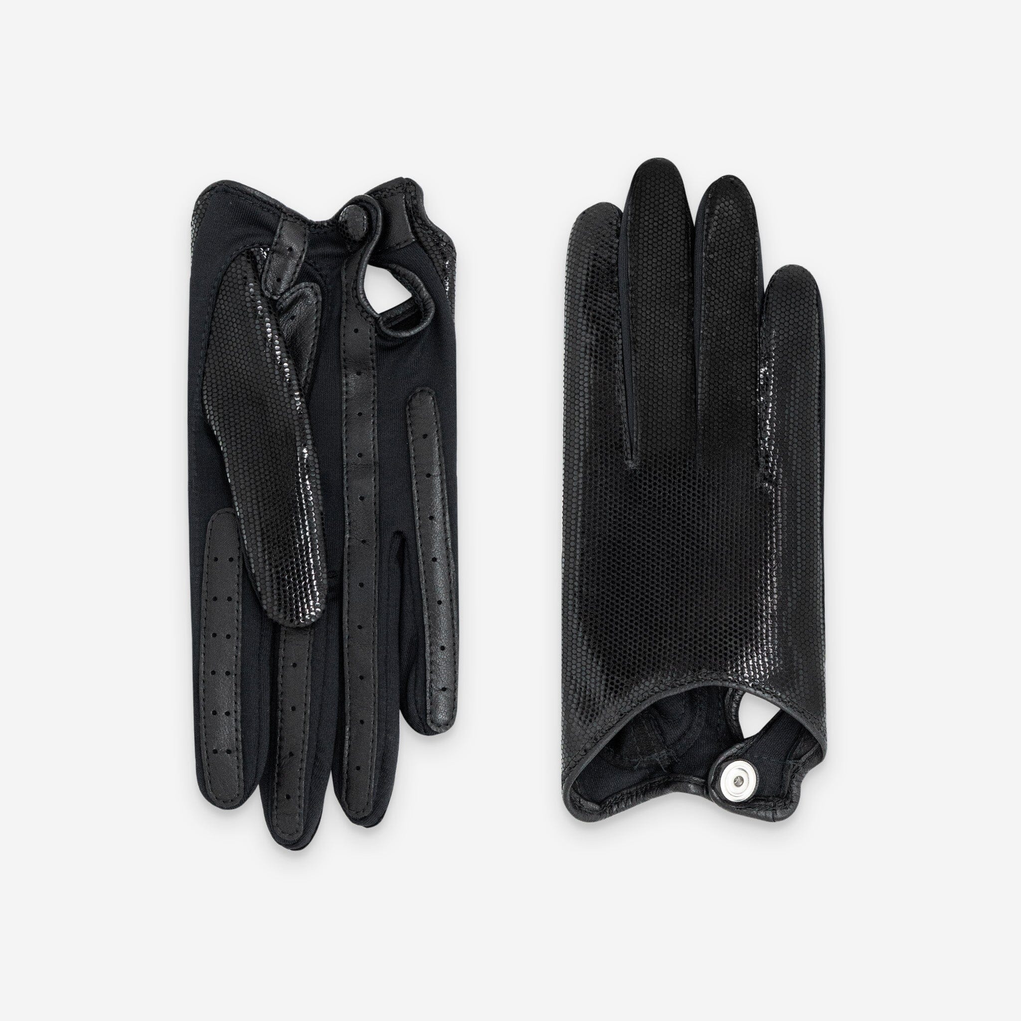 Gants flexicuir-agneau-spandex-100% soie-11155SN Gants taille unique femme Glove Story Noir TU 