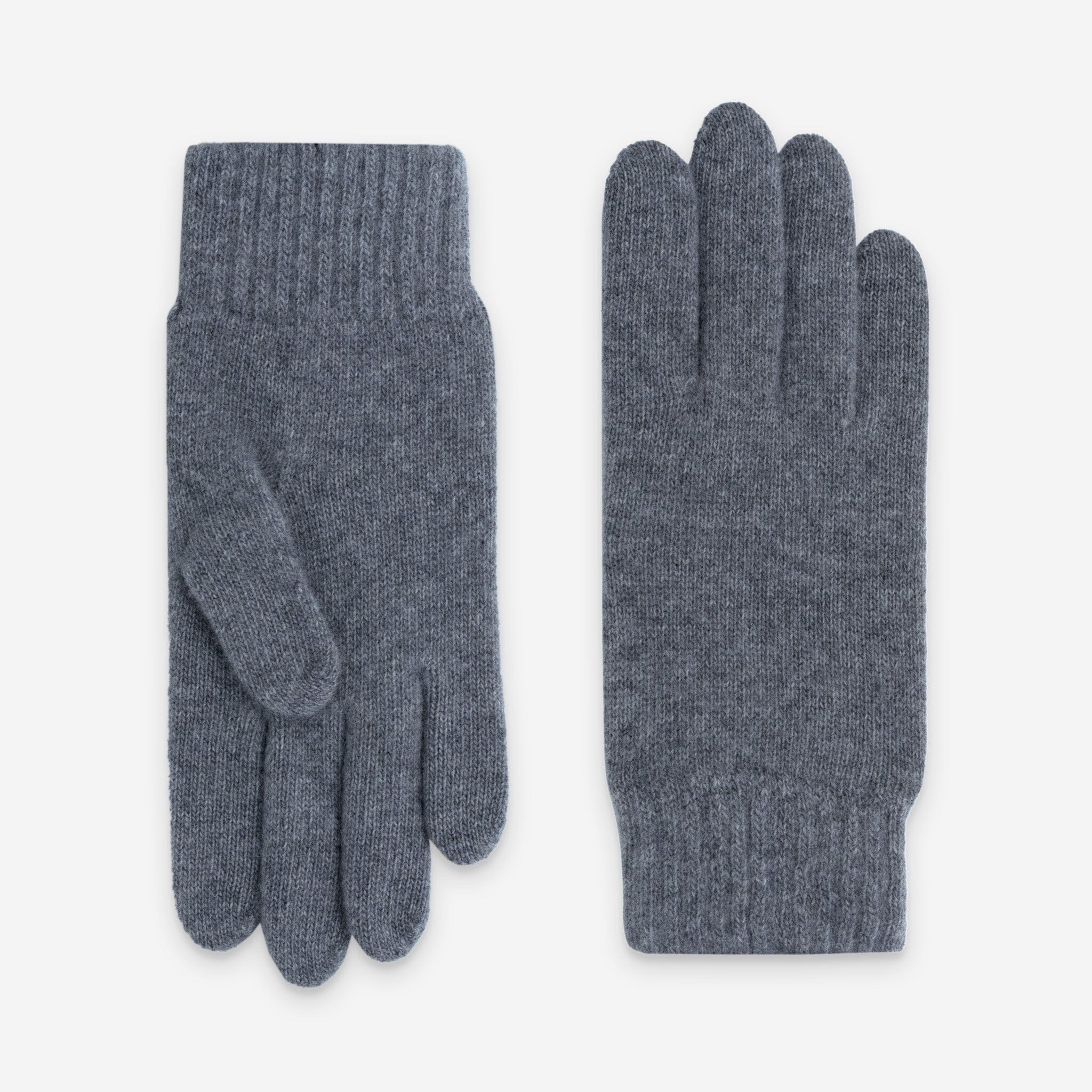 Gants homme 90% cachemire 10% laine merino-33003NF Gants laine homme Glove Story Gris TU 