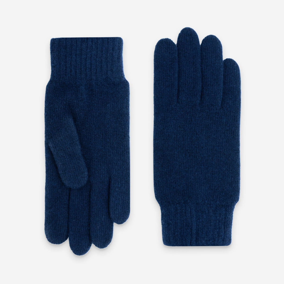 Gants homme 90% laine merino 10% cachemire-33003NF Gants laine homme Glove Story Bleu TU 