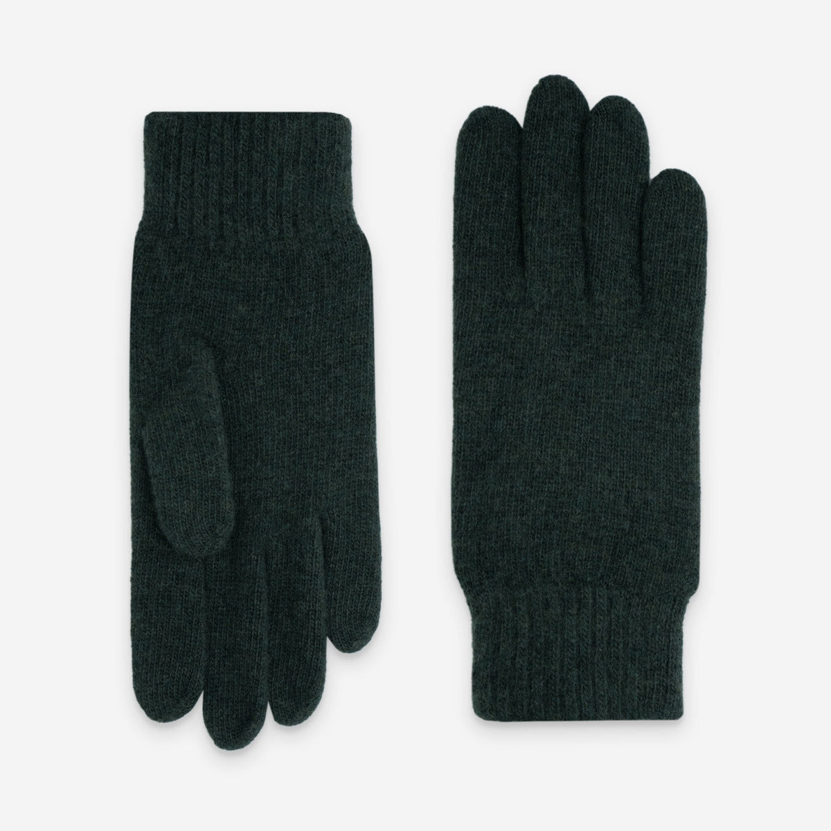 Gants homme 90% laine merino 10% cachemire-33003NF Gants laine homme Glove Story Vert TU 