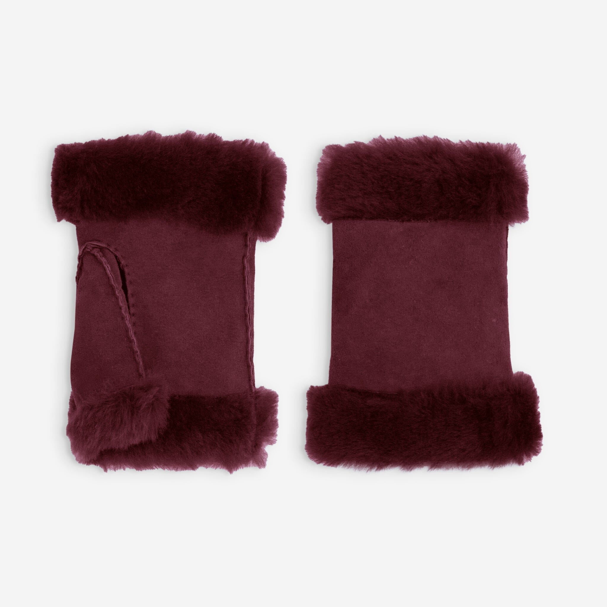 Mitaine cuir-100% mouton-21470SH Gants cuir femme prestige Glove Story Bordeaux 6.5 