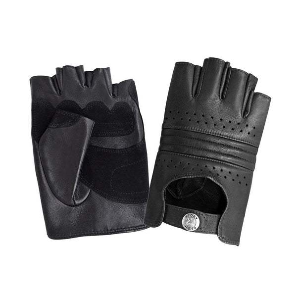 Mitaines cuir vélo/e-trottinette homme-60017M Glove Story NOIR S Cuir d'agneau - Non Doublé
