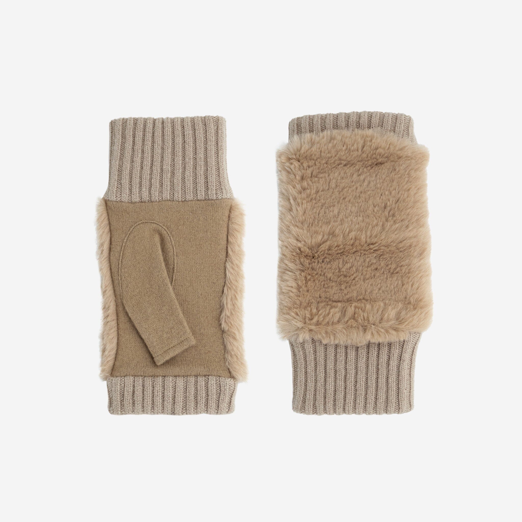 Mitaines laine-80% laine-20% nylon-31177NF Gants laine femme Glove Story Camel TU 