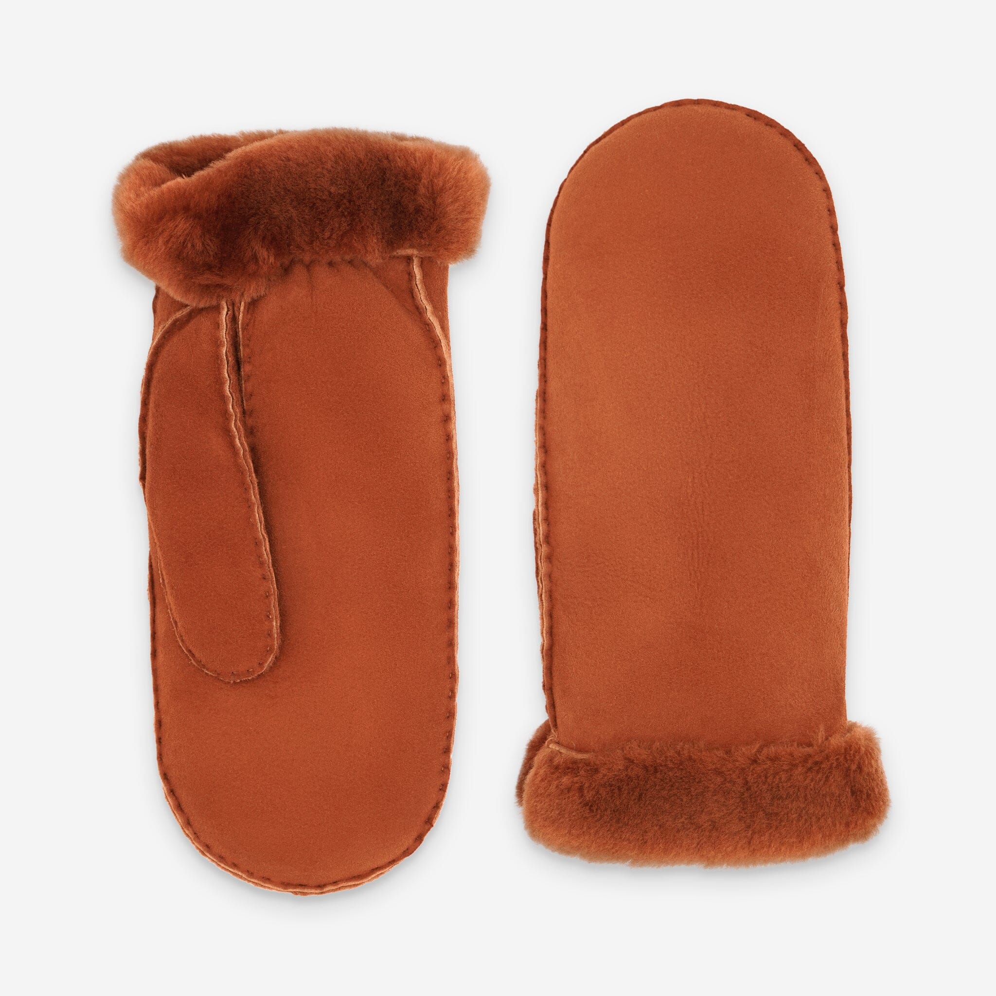 Moufle cuir-100% mouton-21469SH Gants cuir femme prestige Glove Story Brique 6.5 