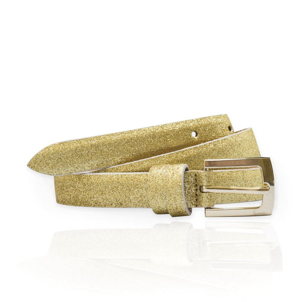 Ceinture cuir de vachette femme-Largeur 20mm-CTF012bis Ceinture Glove Story DORE .085/100 - 20 