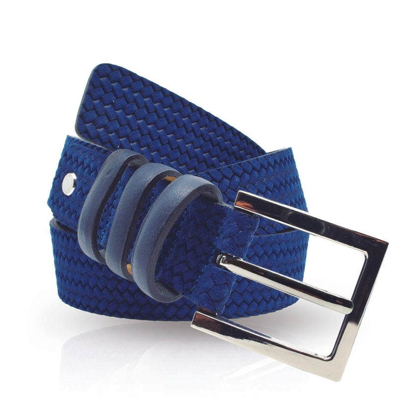 Ceinture cuir de vachette femme-Largeur 30mm-CTF005 Ceinture Glove Story BLEU .085/100 - 30 