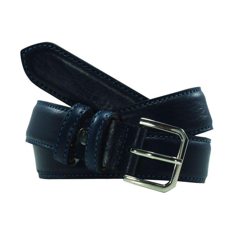 Ceinture cuir de vachette femme-Largeur 30mm-CTF014 Ceinture Glove Story BLEU-NUIT .085/100 - 30 