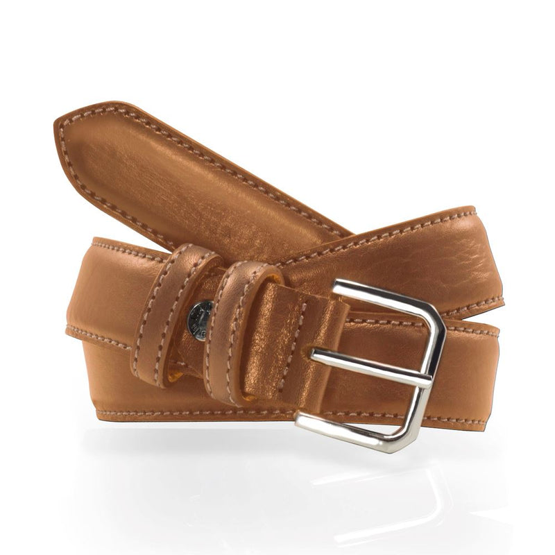 Ceinture cuir de vachette femme-Largeur 30mm-CTF014 Ceinture Glove Story COGNAC .085/100 - 30 