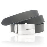 Ceinture cuir de vachette homme-Largeur 30mm-CT037 Ceinture Glove Story NOIR .115/130 - 30 