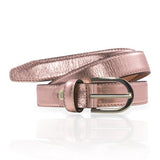 Ceinture Femme Boucle Arrondie Ceinture Glove Story ROSE .085/100 - 25 Cuir de vachette - Synderme