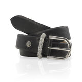Ceinture Femme Type Strass Ceinture Glove Story NOIR .090/105 - 30 Cuir de vachette - vachette