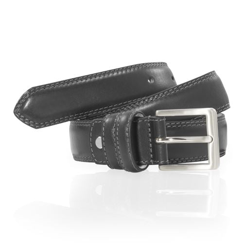 Ceinture Homme 2 Passants Boucle Rectangle Ceinture Glove Story NOIR .105/120 - 30 Vachette - Vachette
