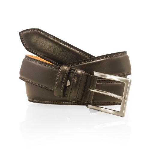 Ceinture Homme Boucle Rectangle Ceinture Glove Story BRUN .085/100 - 35 Vachette - Vachette