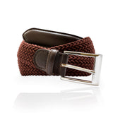 Ceinture homme EXTENSIBLE Ceinture Glove Story BRUN .085/100 - 35 Polyester/Cuir - Polyester/Cuir