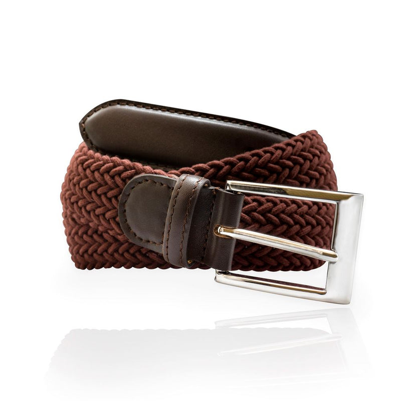 Ceinture homme EXTENSIBLE Ceinture Glove Story BRUN .085/100 - 35 Polyester/Cuir - Polyester/Cuir