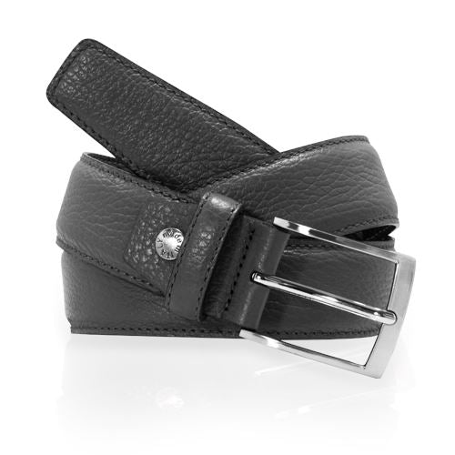 Ceinture Homme Graine Boucle Rectangle Ceinture Glove Story NOIR .100/115 - 35 Vachette - Vachette