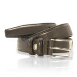 Ceinture Homme Lisse Boucle Rectangle Ceinture Glove Story MARRON .095/110 - 30 Vachette - Vachette